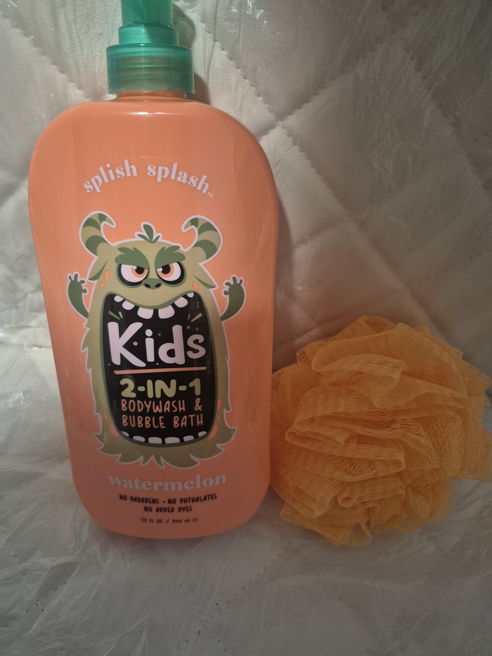 Kids 2-in-1 Watermelon Bodywash & Bubble Bath - Orange